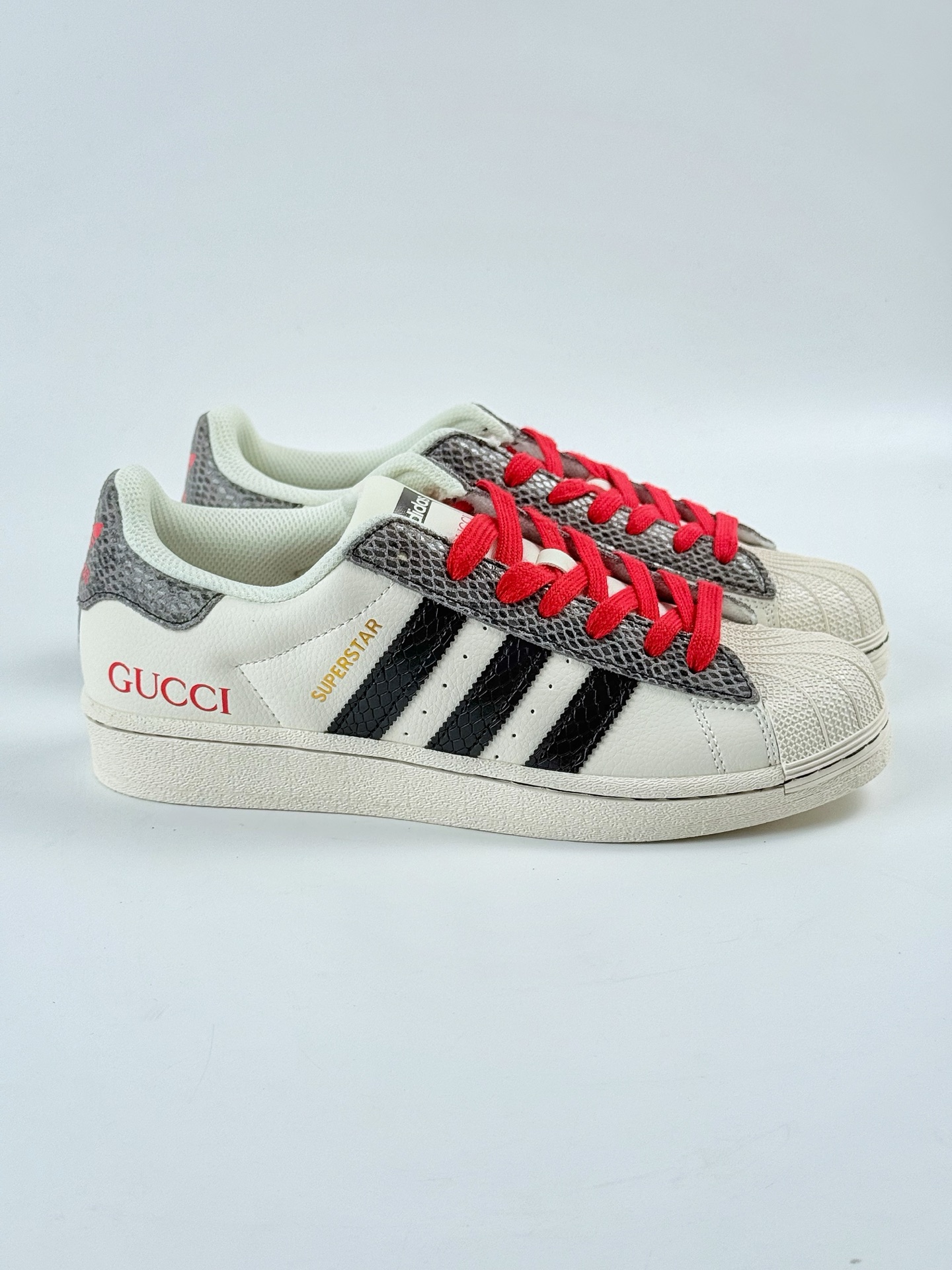 AD Originals Superstar x GUCCI 白黑红 JP9969