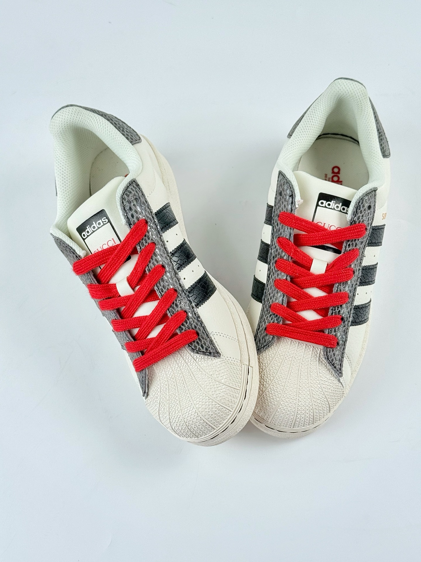 AD Originals Superstar x GUCCI 白黑红 JP9969