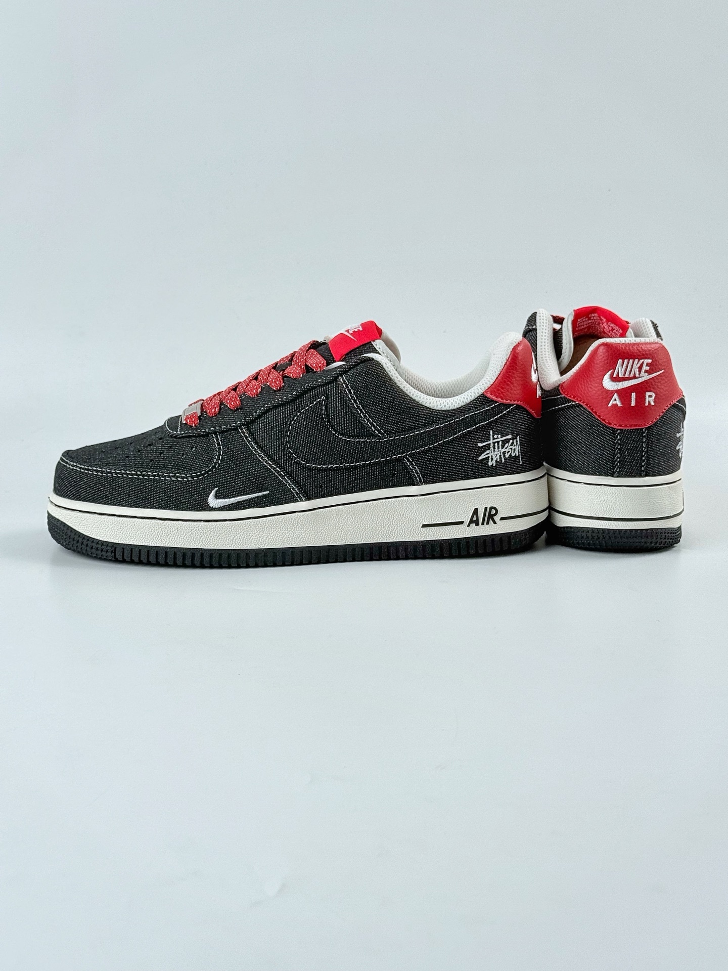 Nike Air Force 1 Low 07 x Stussy 黑红小勾满天星 LW9279-002