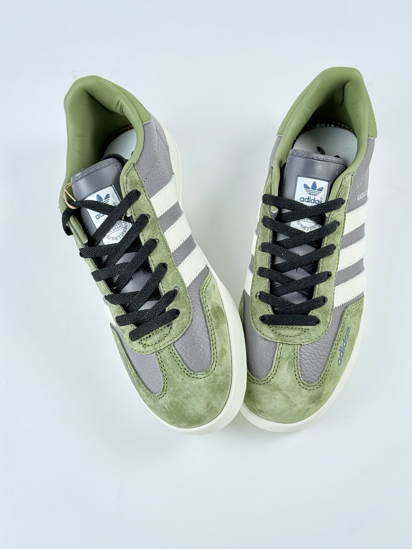 adidas Originals Gazelle INdoor x GUCCI 三叶草休闲防滑耐磨低帮板鞋  DD6608