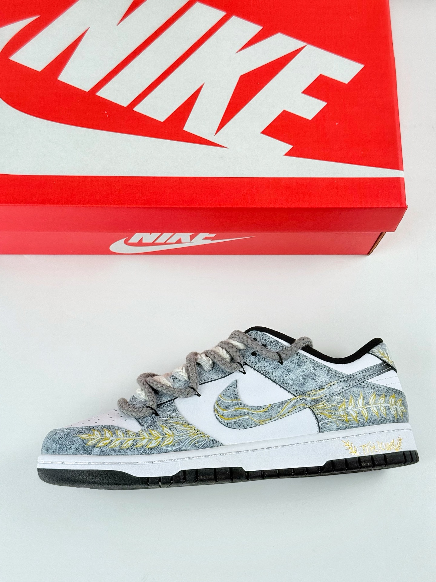 Nike SB Dunk Low 江浸月 风吹麦浪 灰白金  DD1391-100
