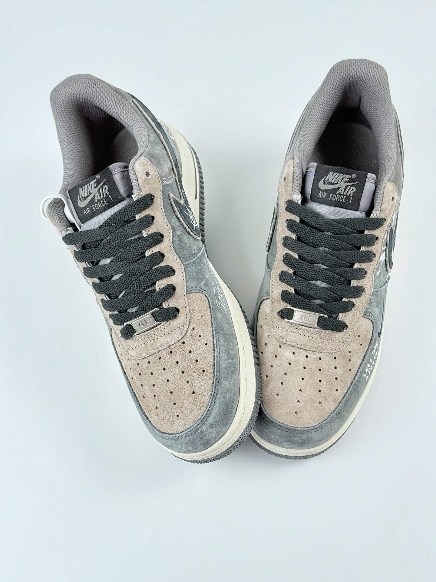 Nike Air Force 1 Low 07 x Just Do It 灰棕小勾  YD2452-808