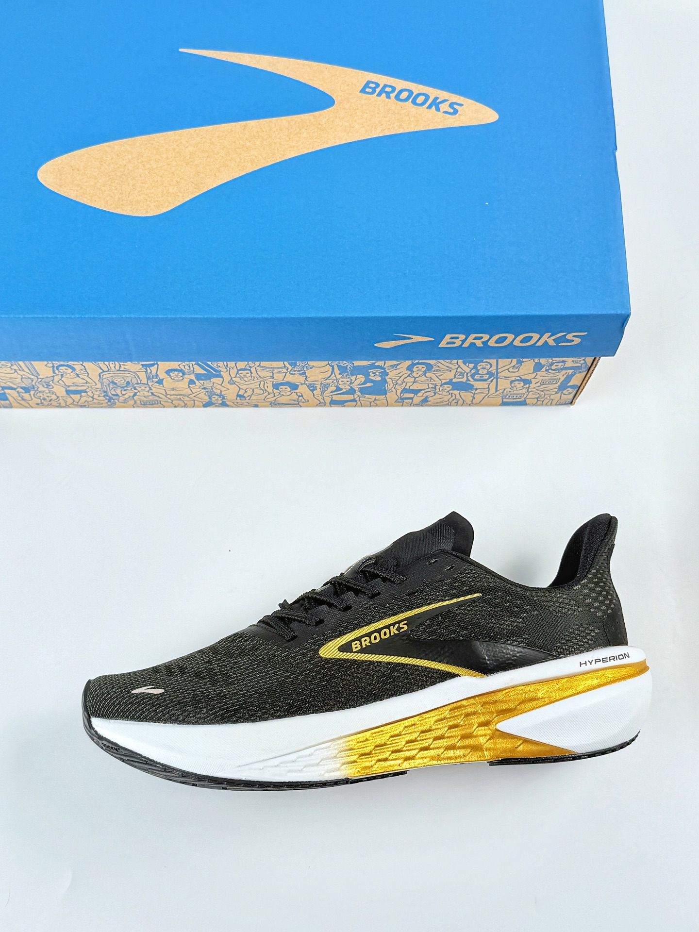 Brooks Hyperion Max 2 布鲁克斯 烈风2系列低帮透气缓震支撑休闲运动慢跑鞋  110432 1D 098