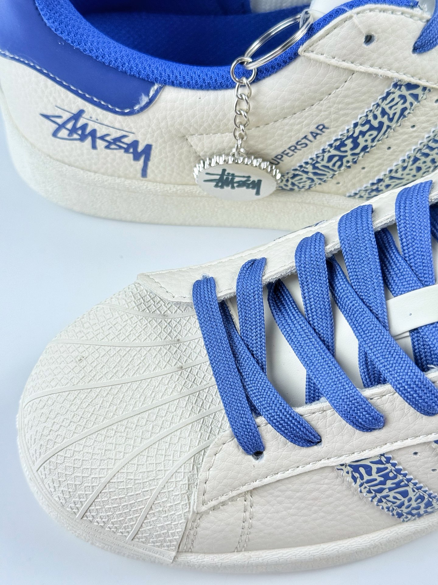 AD Originals Superstar x Stussy 白蓝 XG0009 AD Originals Superstar x Stussy 白蓝 XG0009
