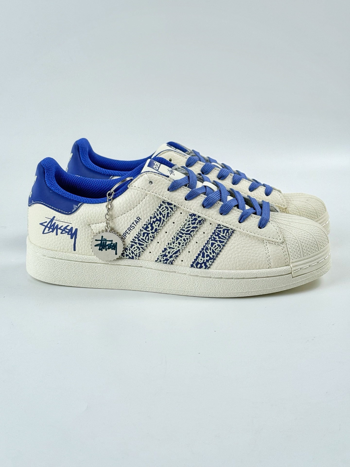 AD Originals Superstar x Stussy 白蓝 XG0009 AD Originals Superstar x Stussy 白蓝 XG0009