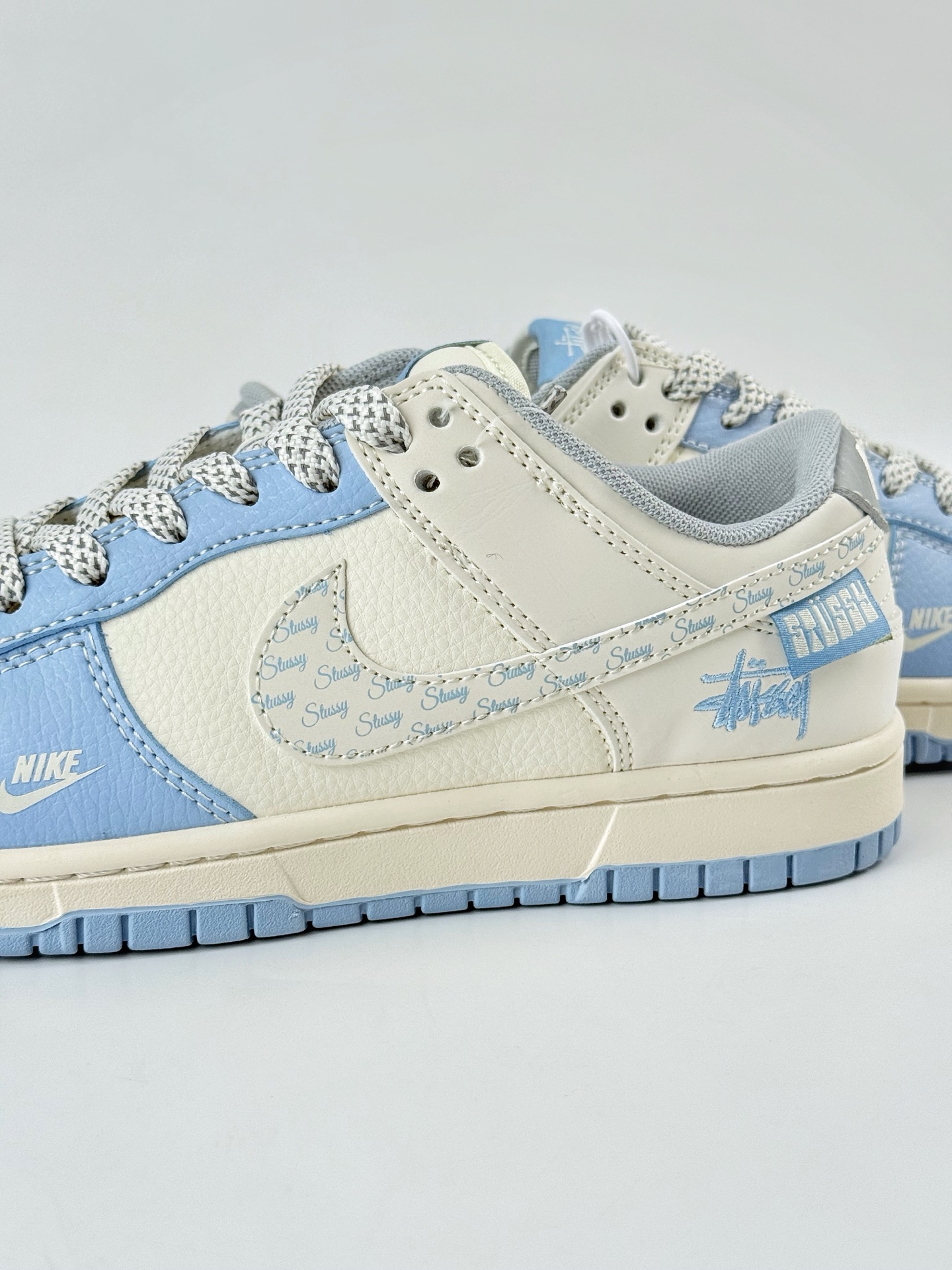 Nike SB Dunk Low x Stussy 蓝白小勾满天星  XS6089-591