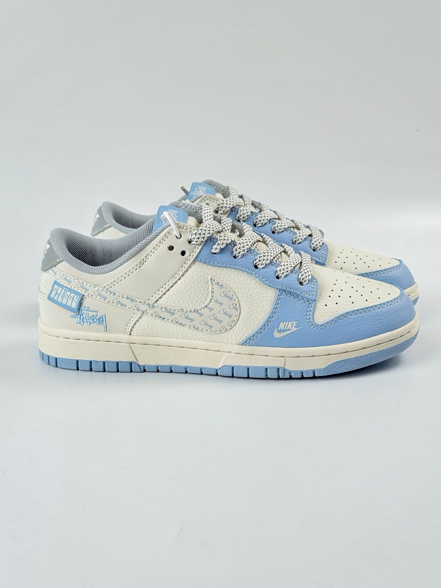 Nike SB Dunk Low x Stussy 蓝白小勾满天星  XS6089-591