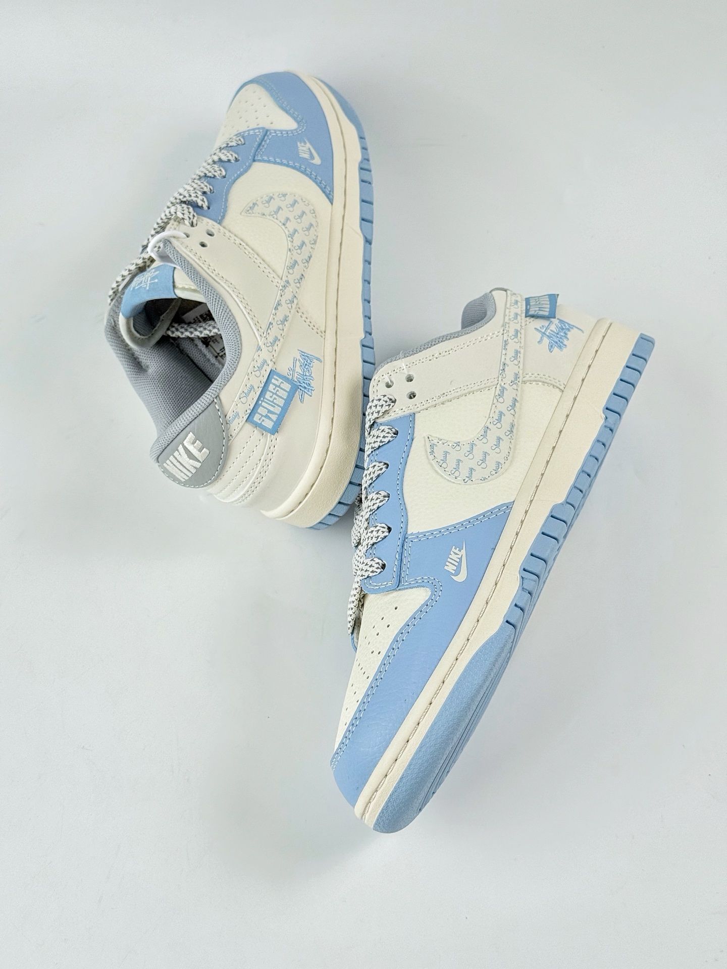 Nike SB Dunk Low x Stussy 蓝白小勾满天星  XS6089-591