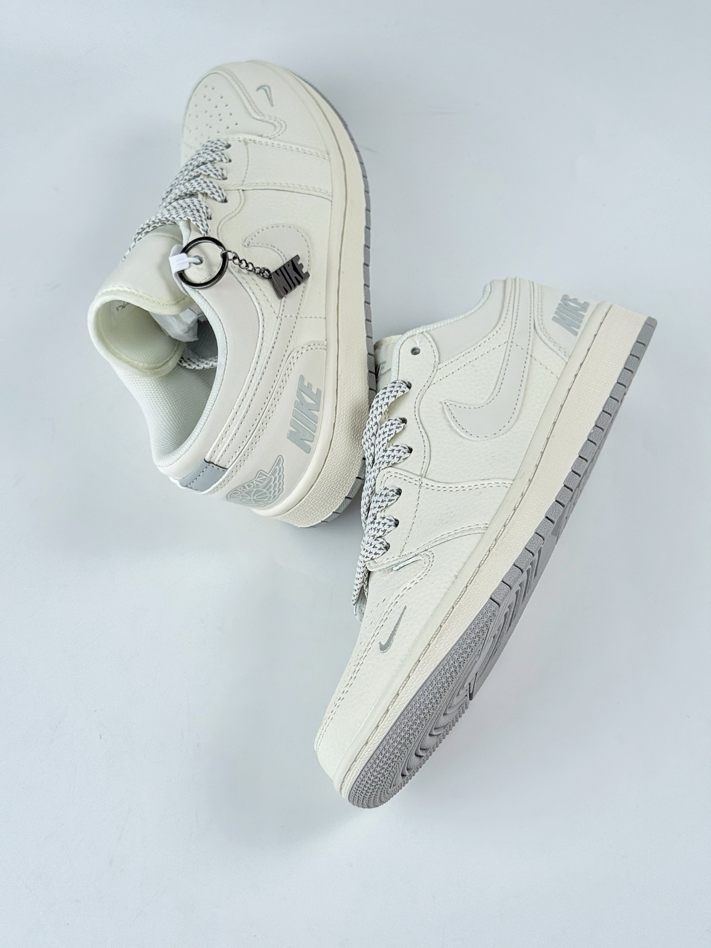 Air Jordan 1 Retro Low x NIKE 白灰小勾满天星  XX3168-187