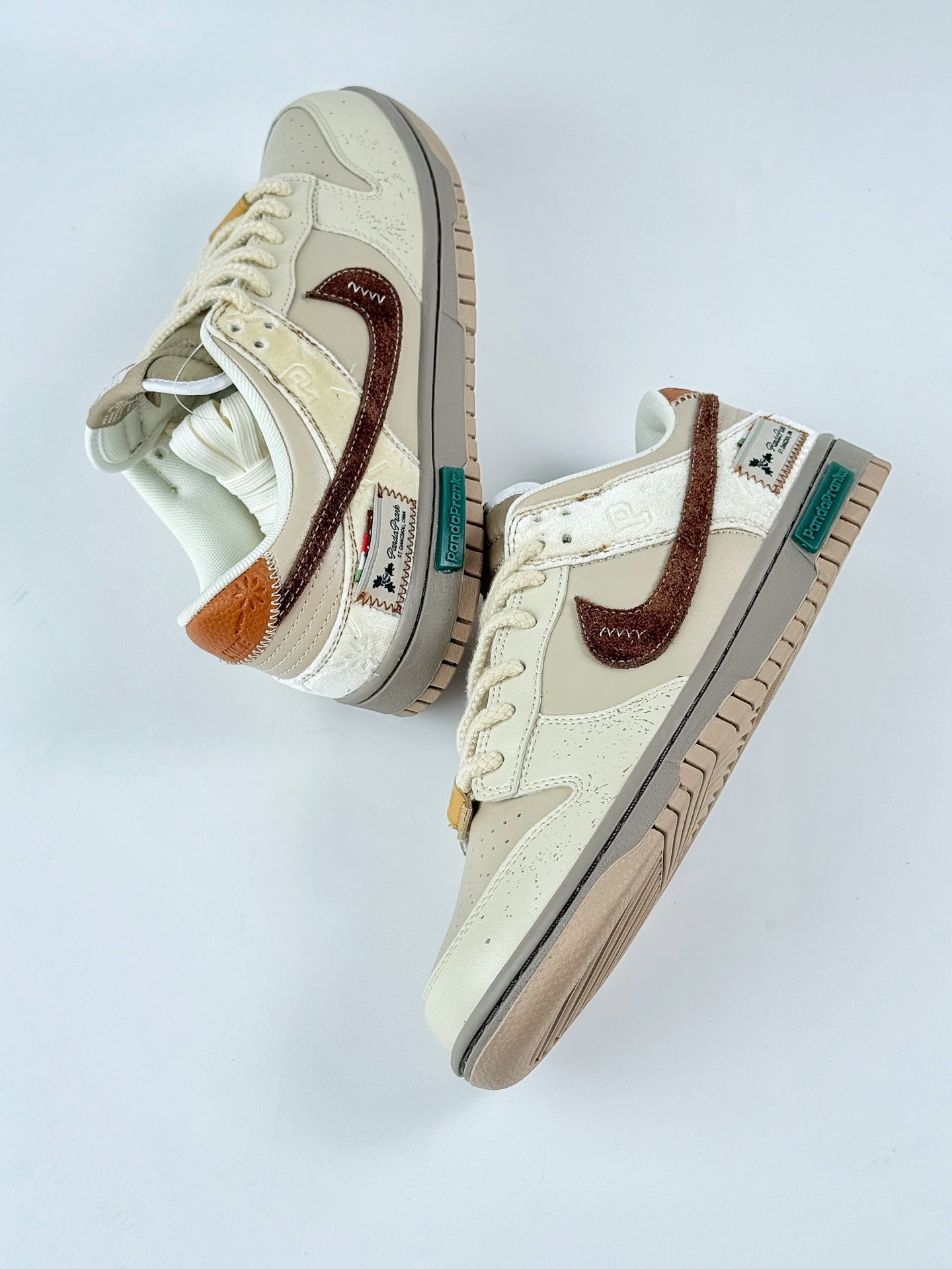 Nike SB Dunk Low ”Double Swoosh” 熊猫恶作剧 冬梦奇缘 御光 米褐 HQ1175-240