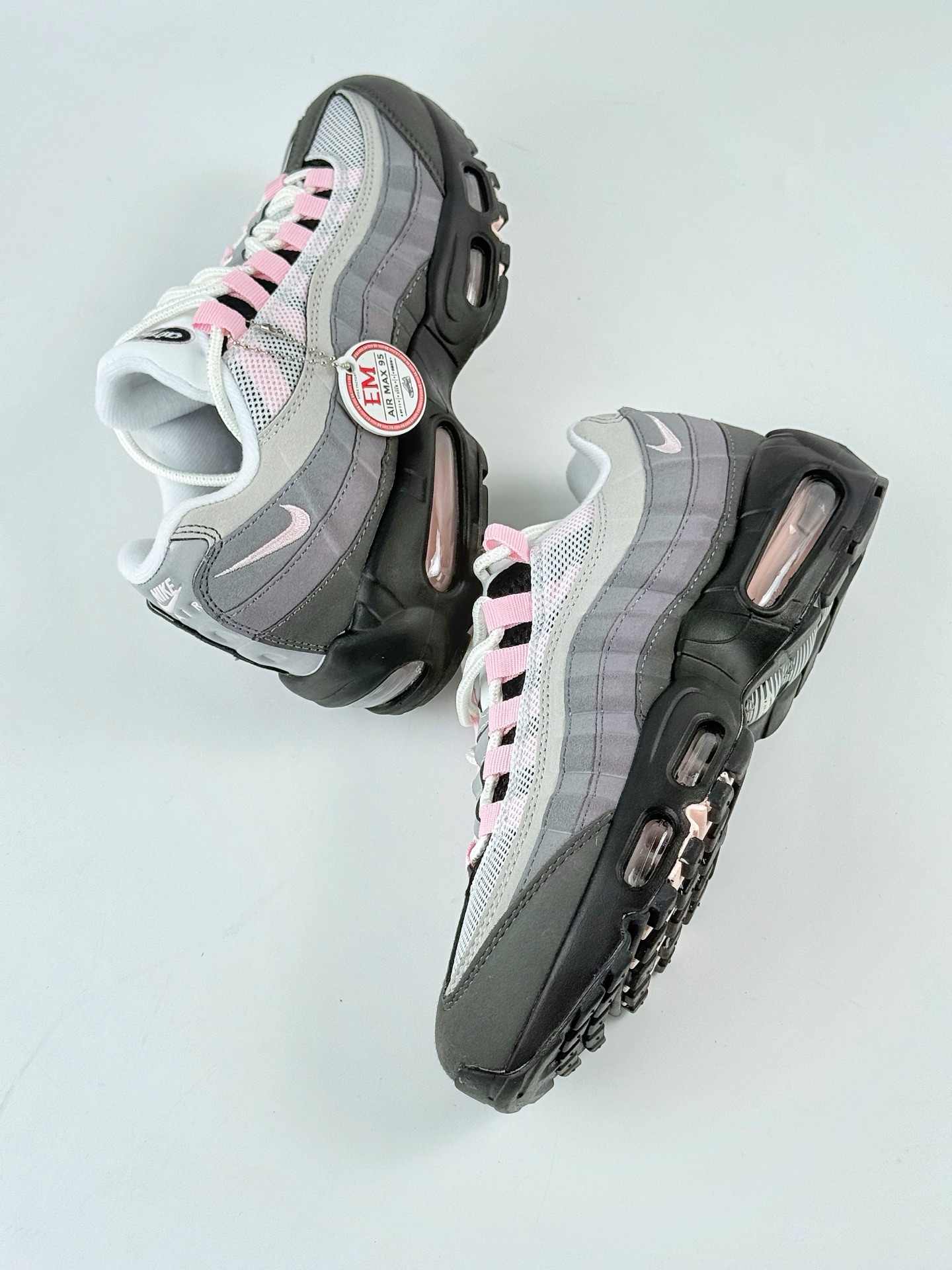 Division Street x Nike Air Max 95/97 复刻灰粉 纯原版本 复古休闲跑步鞋  CJ0588-001