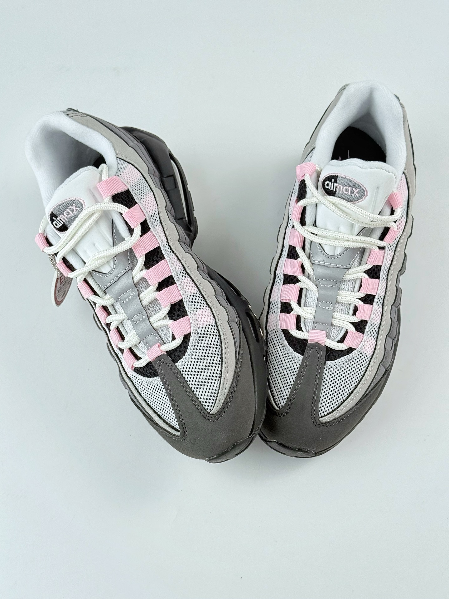 Division Street x Nike Air Max 95/97 复刻灰粉 纯原版本 复古休闲跑步鞋  CJ0588-001