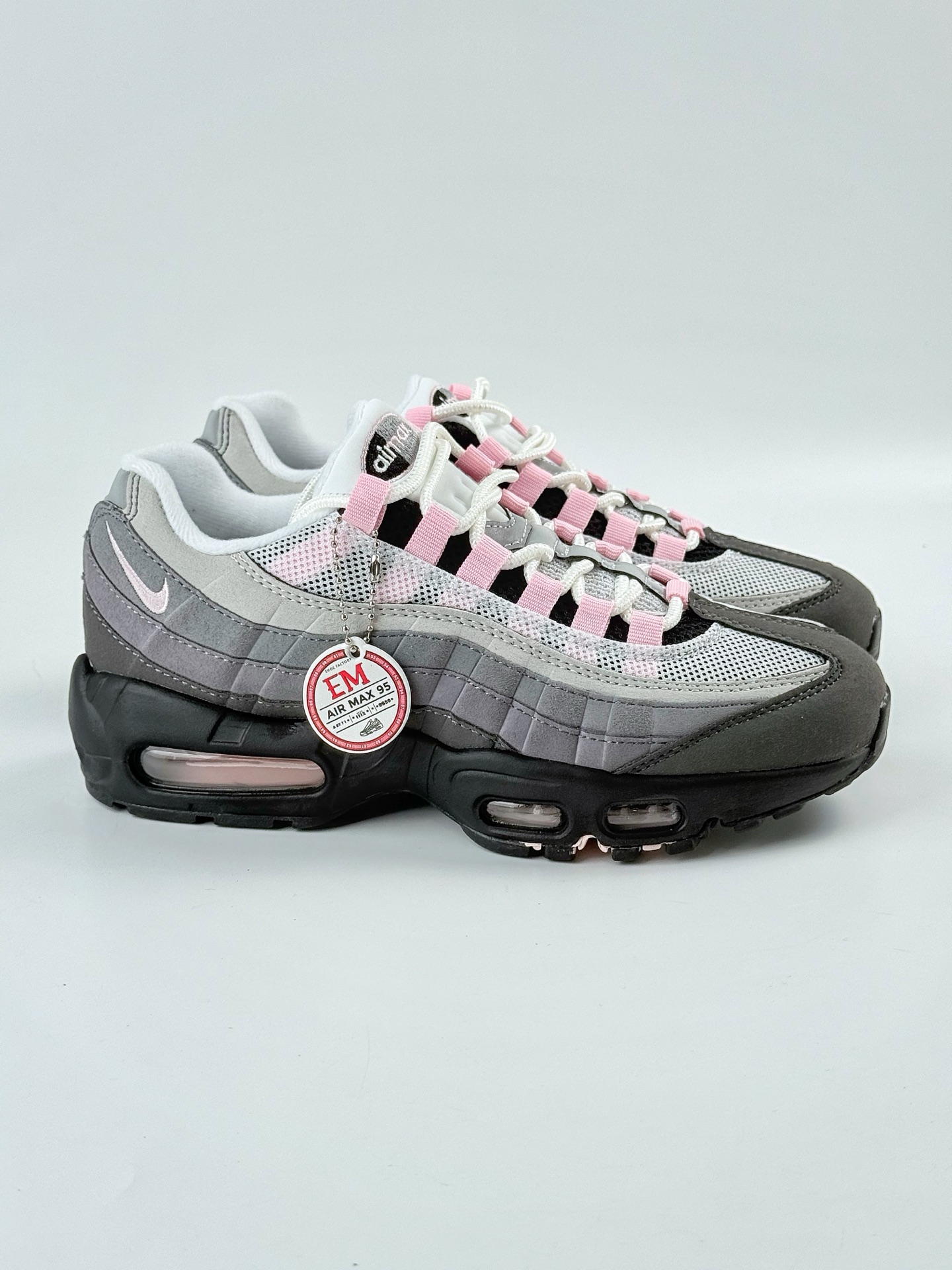 Division Street x Nike Air Max 95/97 复刻灰粉 纯原版本 复古休闲跑步鞋  CJ0588-001