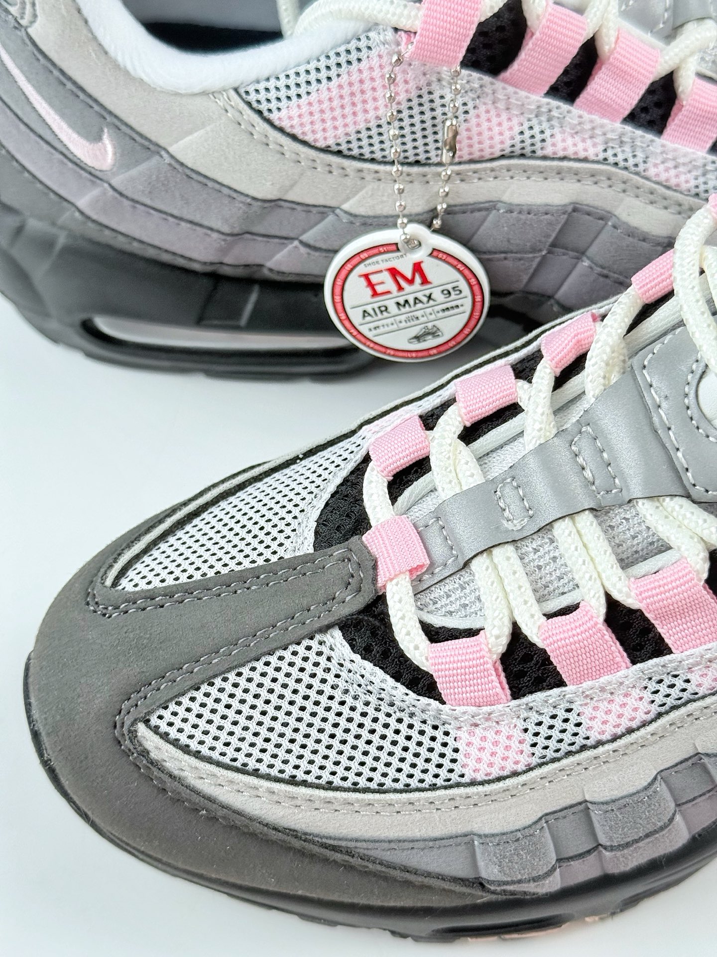 Division Street x Nike Air Max 95/97 复刻灰粉 纯原版本 复古休闲跑步鞋  CJ0588-001