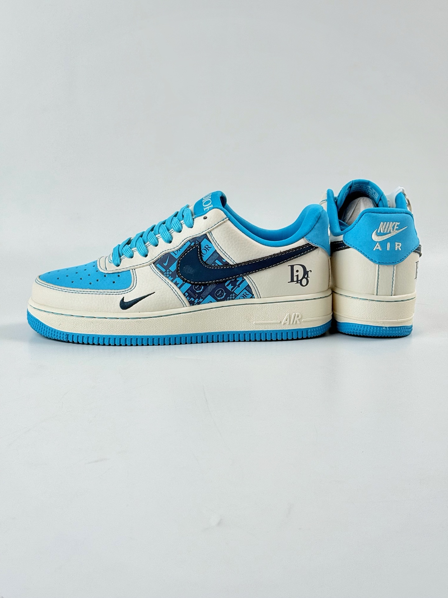 Nike Air Force 1 Low 07 x DIOR 白蓝小钩 KK1988-088 Nike Air Force 1 Low 07 x DIOR 白蓝小钩 KK1988-088