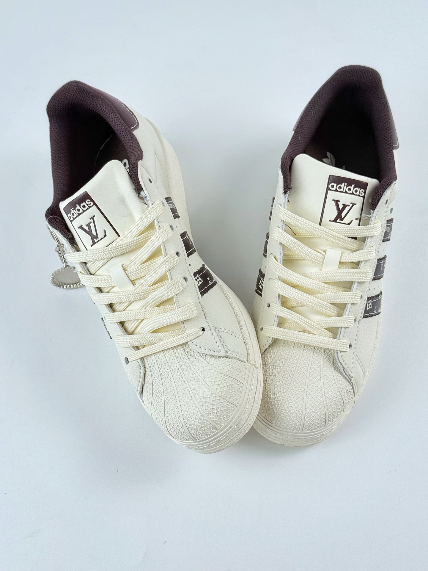 AD Originals Superstar x Louis Vuitton 白棕 XS0015 AD Originals Superstar x Louis Vuitton 白棕 XS0015