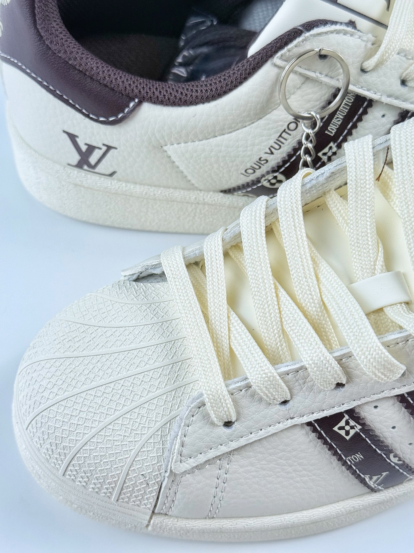 AD Originals Superstar x Louis Vuitton 白棕 XS0015 AD Originals Superstar x Louis Vuitton 白棕 XS0015
