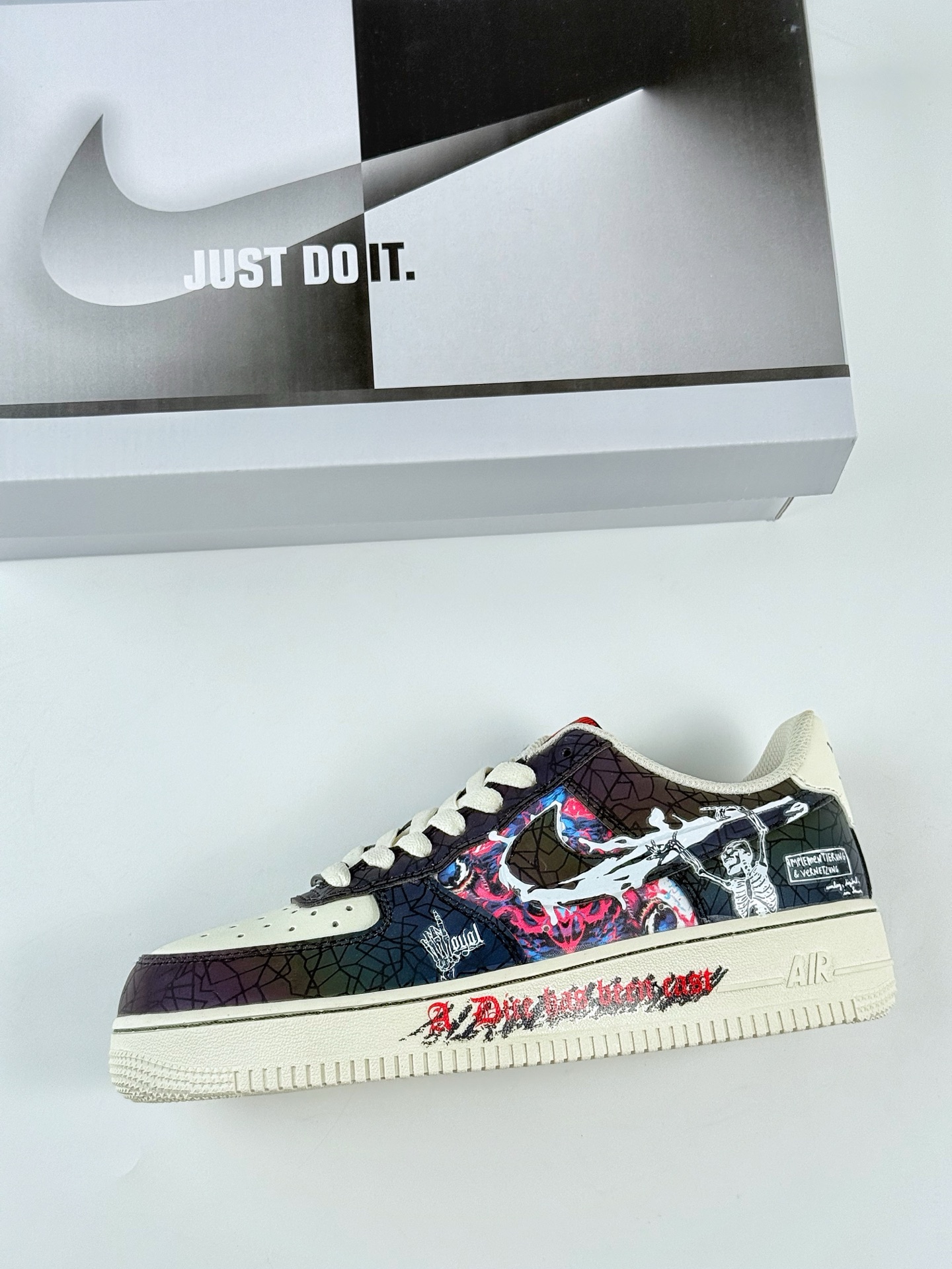 Nike Air Force 1 Low 07 定制暗黑蜘蛛侠  DY2032-320