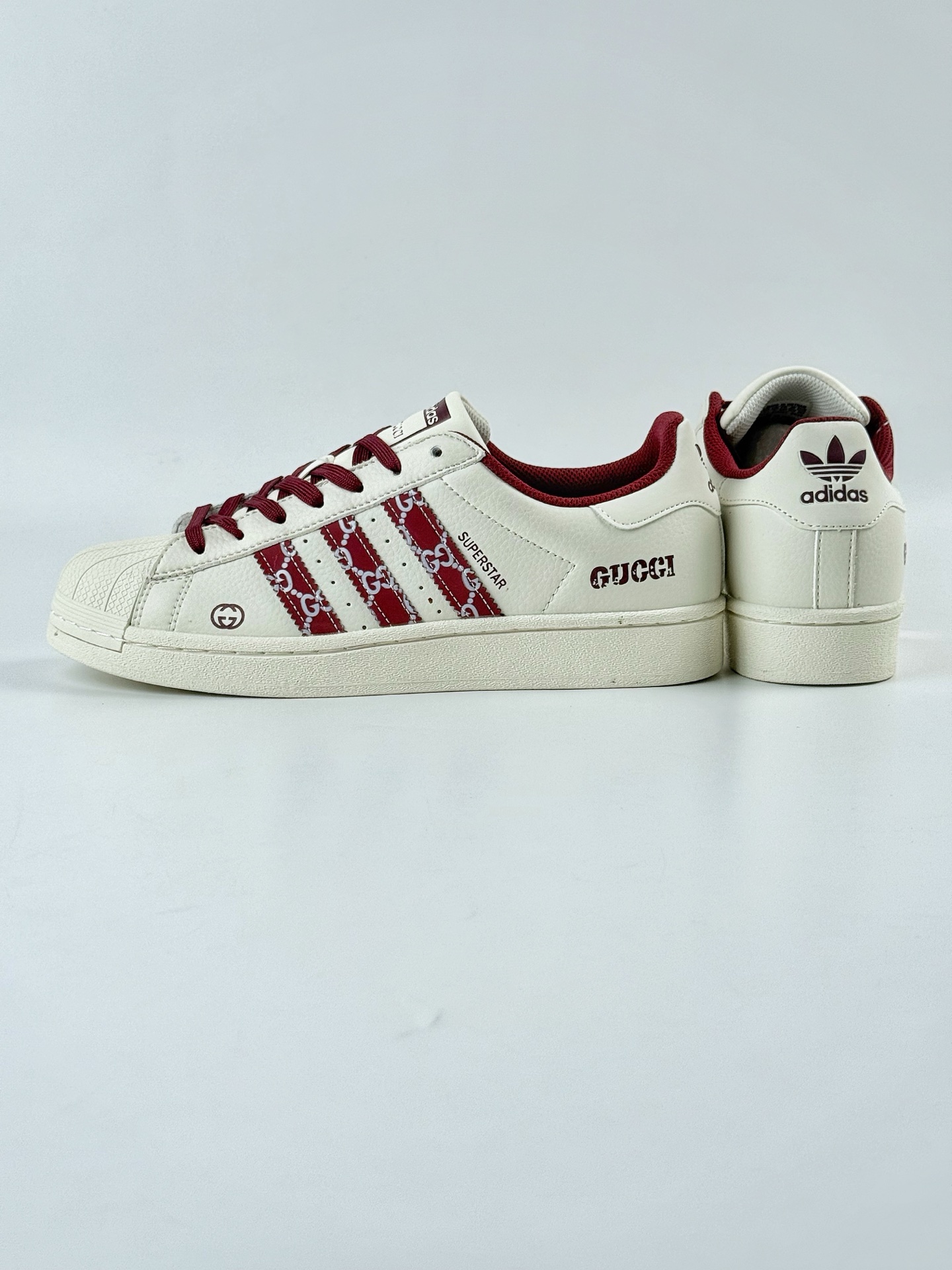 AD Originals Superstar x GUCCI 白红  DS0015