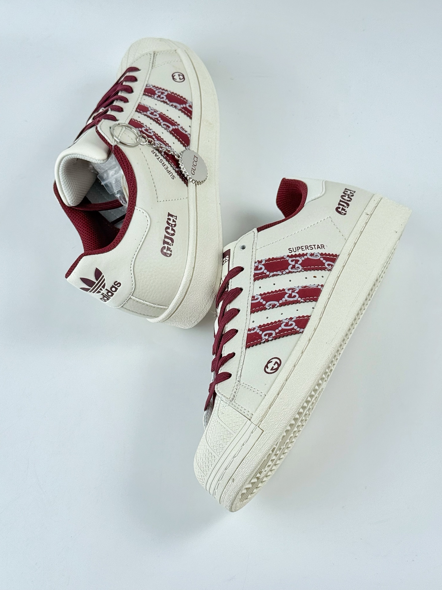 AD Originals Superstar x GUCCI 白红  DS0015