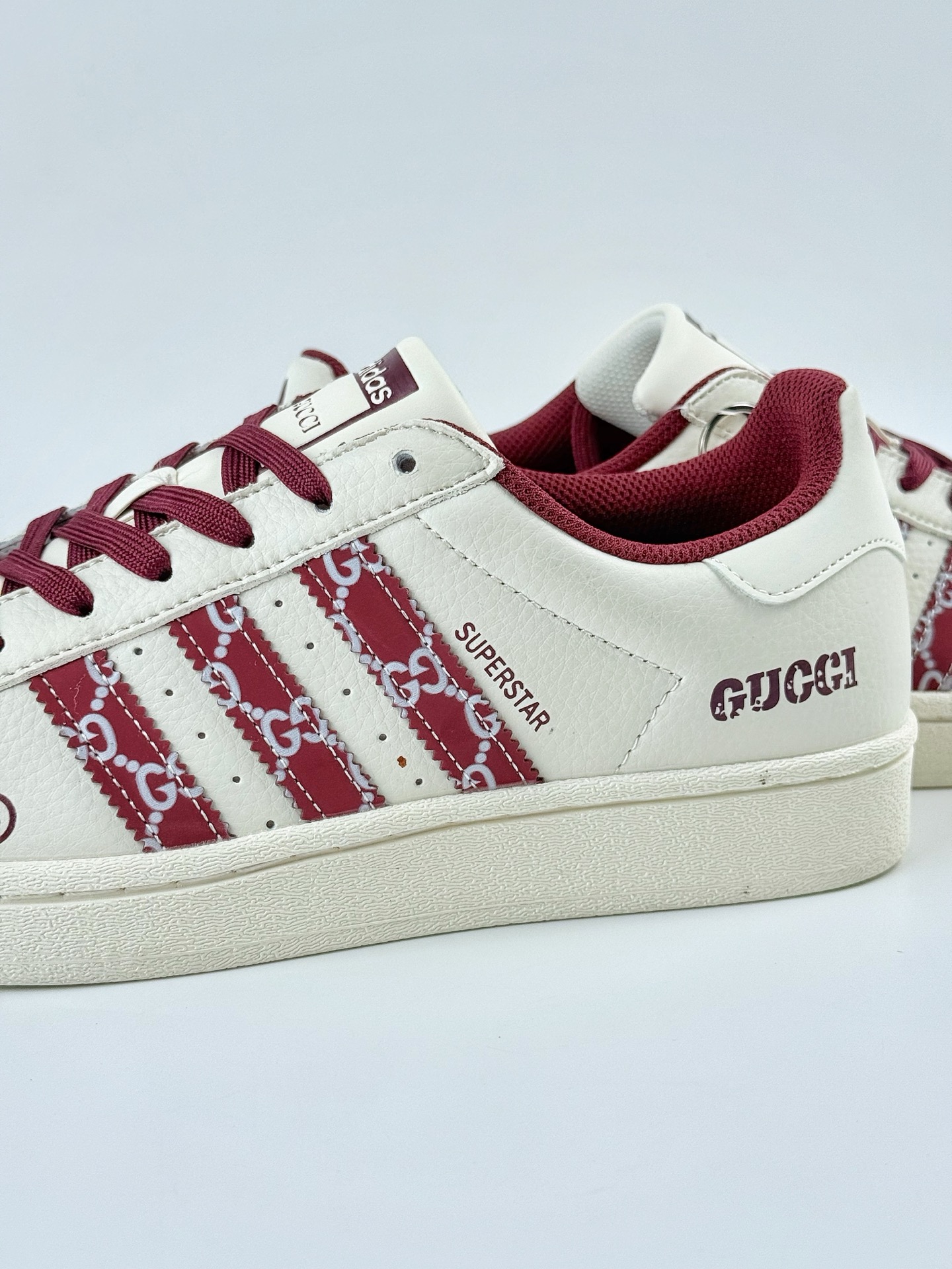 AD Originals Superstar x GUCCI 白红  DS0015