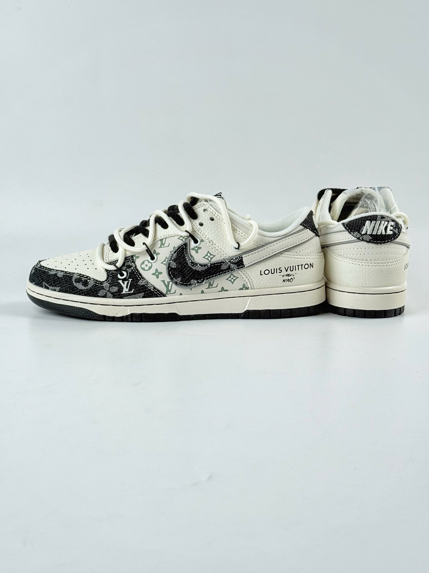 Nike SB Dunk Low x Louis Vuitton 黑白绑带 YX5066-338 Nike SB Dunk Low x Louis Vuitton 黑白绑带 YX5066-338