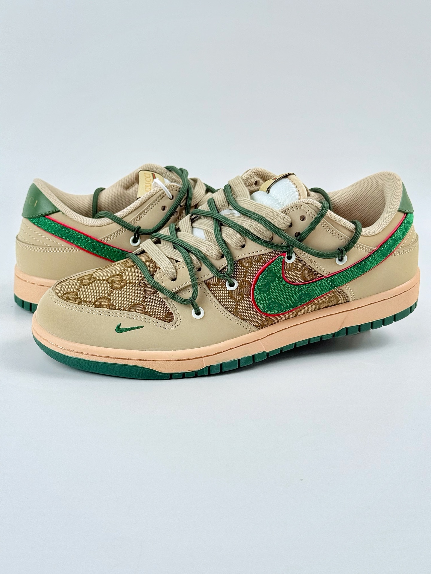 Nike SB Dunk Low x GUCCI 棕绿小勾  DM6868-087