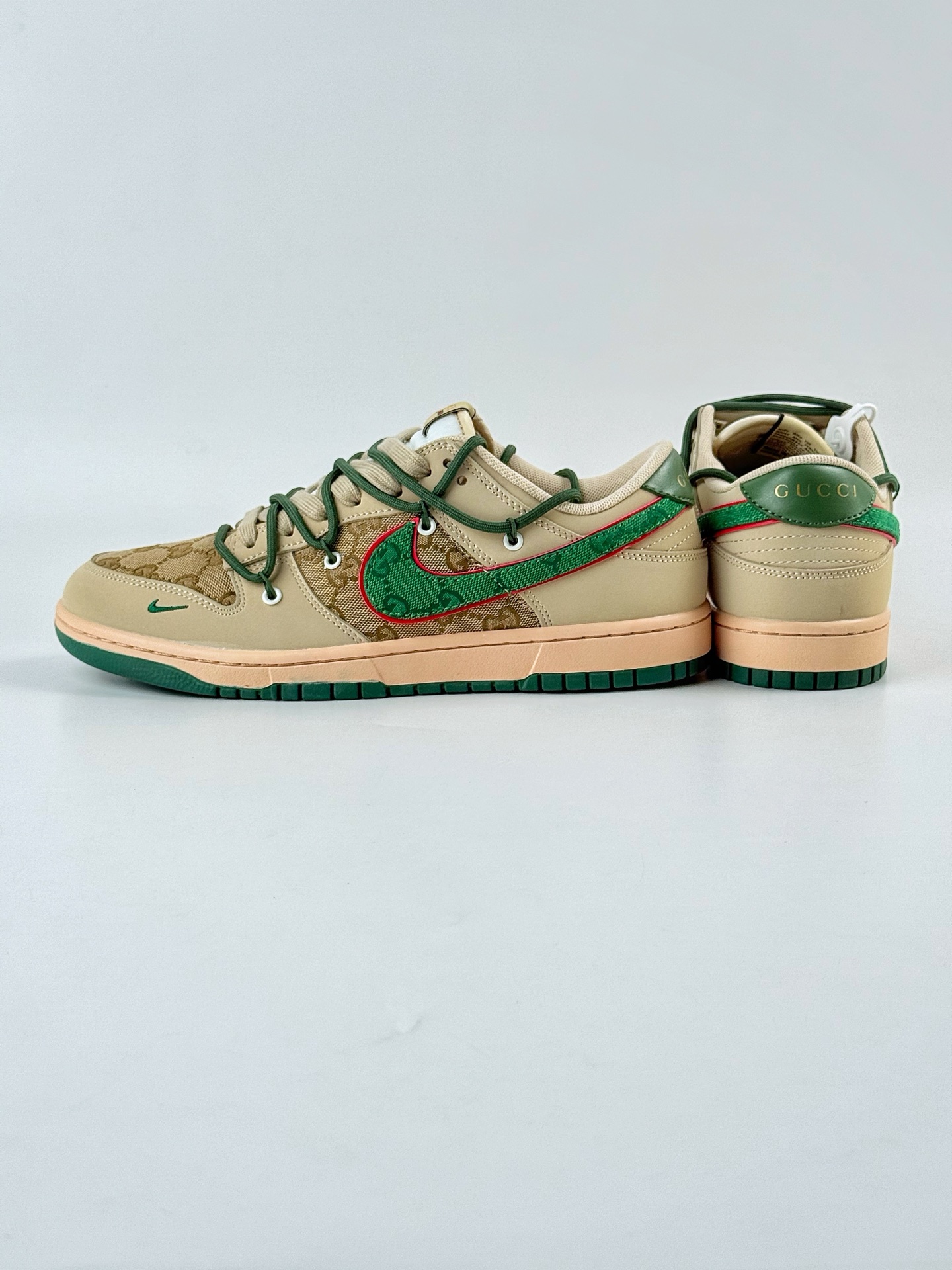 Nike SB Dunk Low x GUCCI 棕绿小勾  DM6868-087