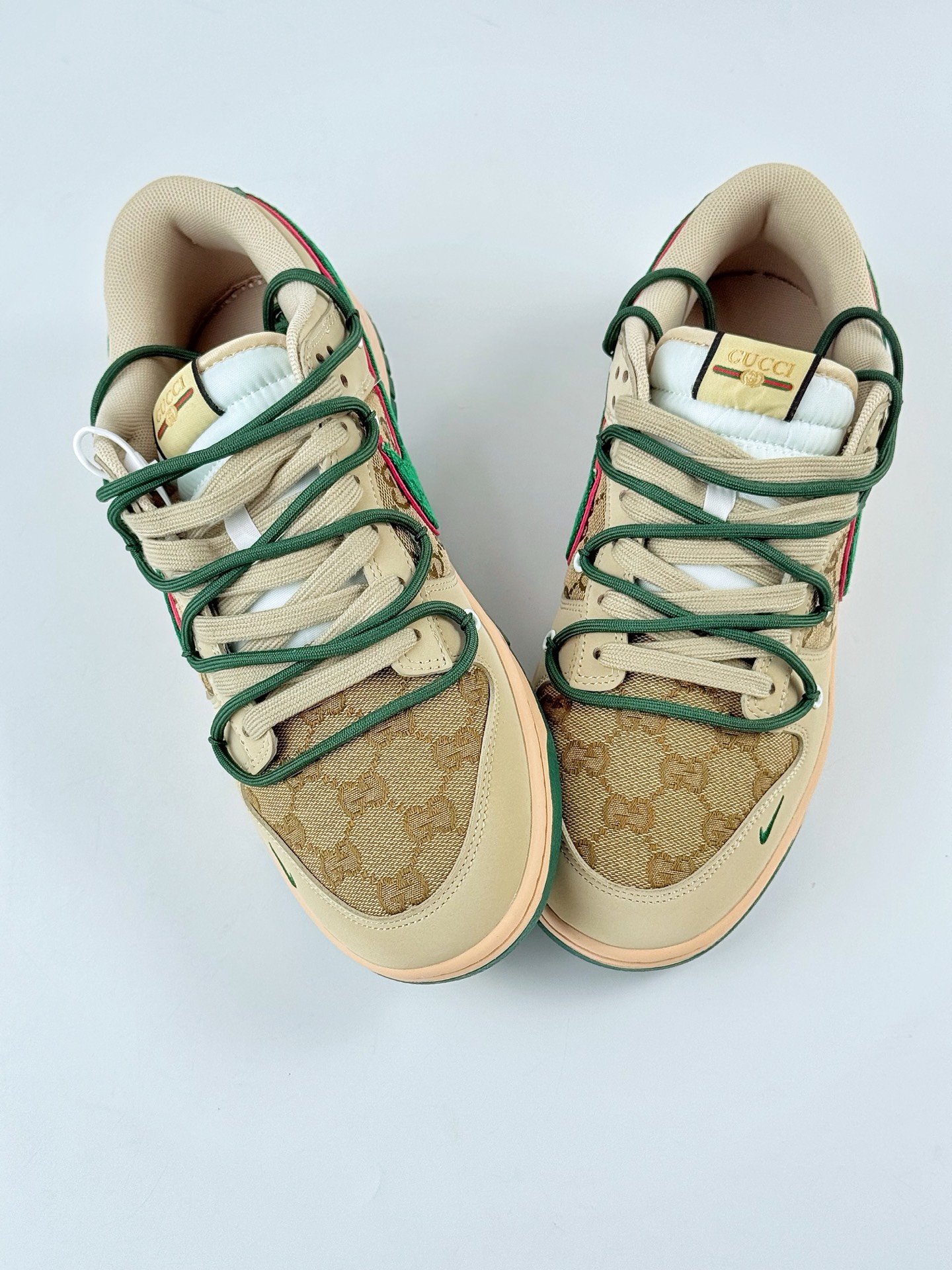 Nike SB Dunk Low x GUCCI 棕绿小勾  DM6868-087