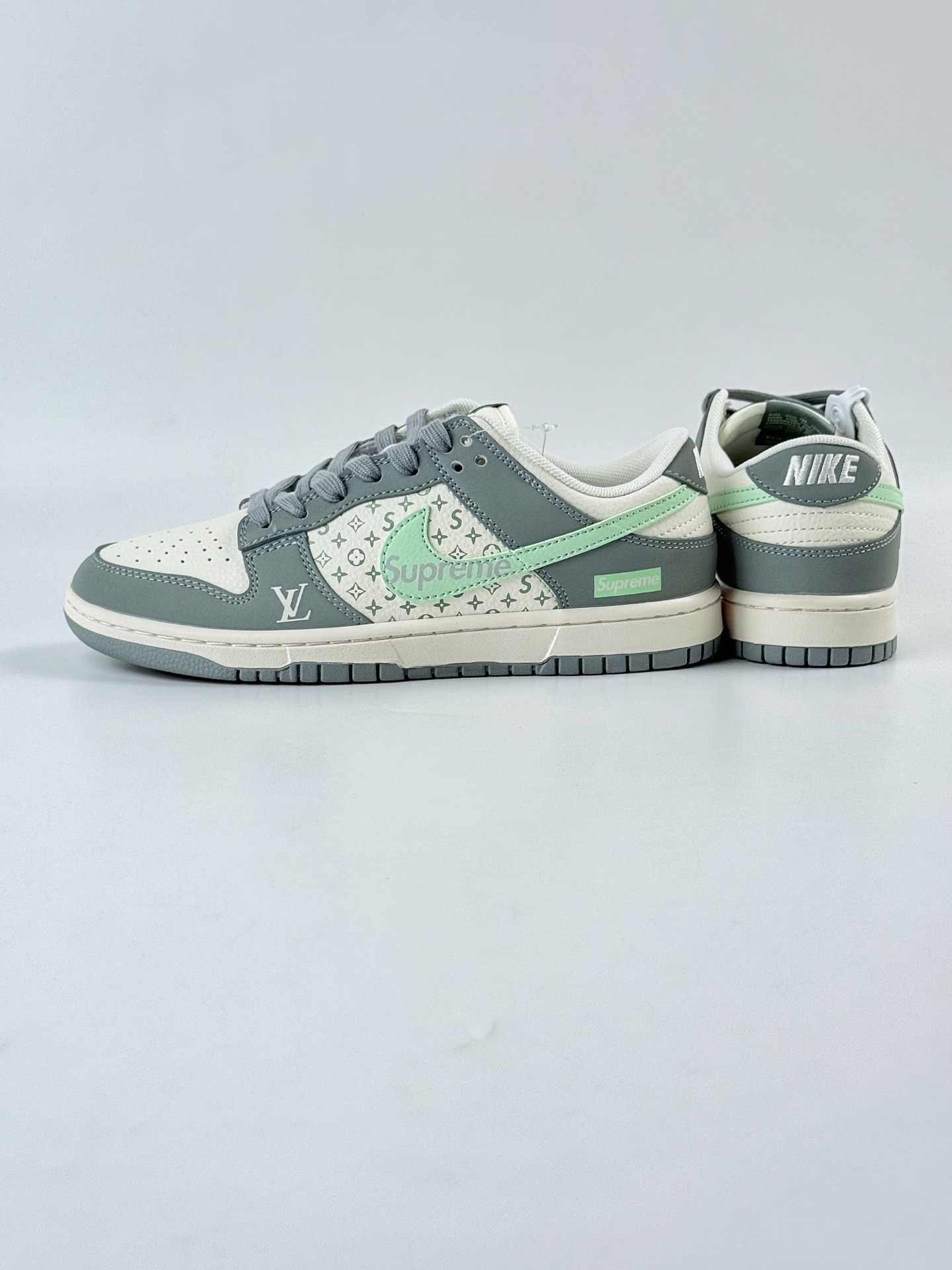 Nike SB Dunk Low x superme x Louis Vuitton 灰白  ZH2598-278