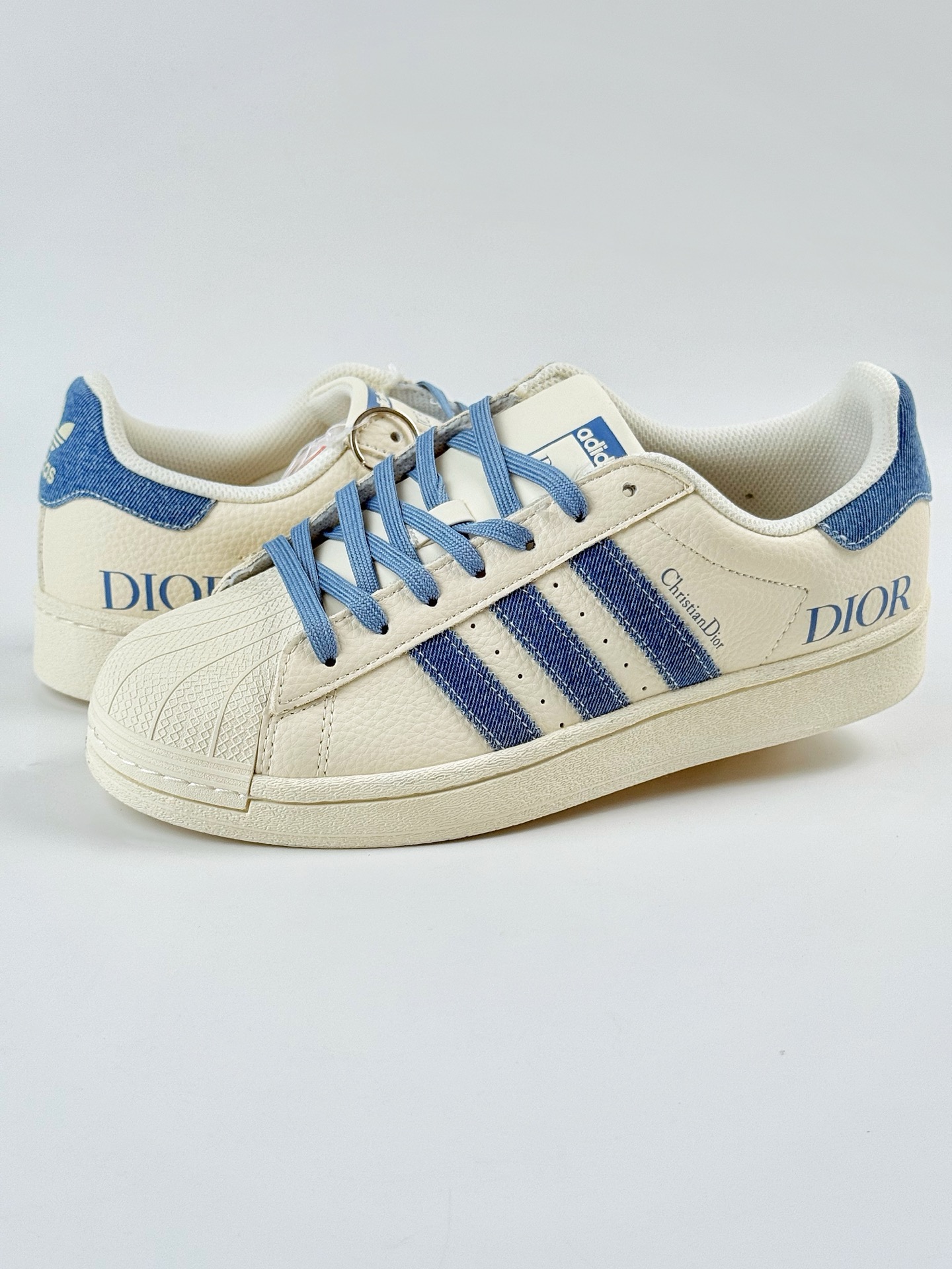 AD Originals Superstar x DIOR 白蓝  AD8010