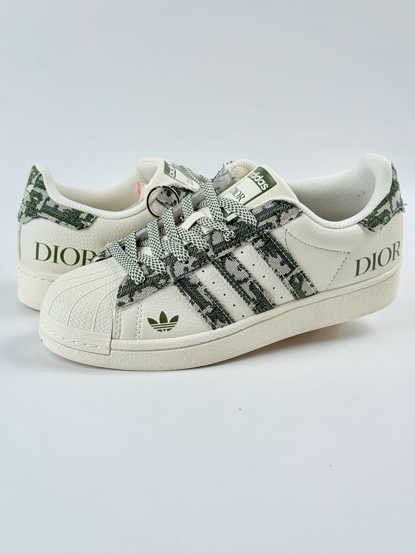 AD Originals Superstar x DIOR 白绿 XS0013