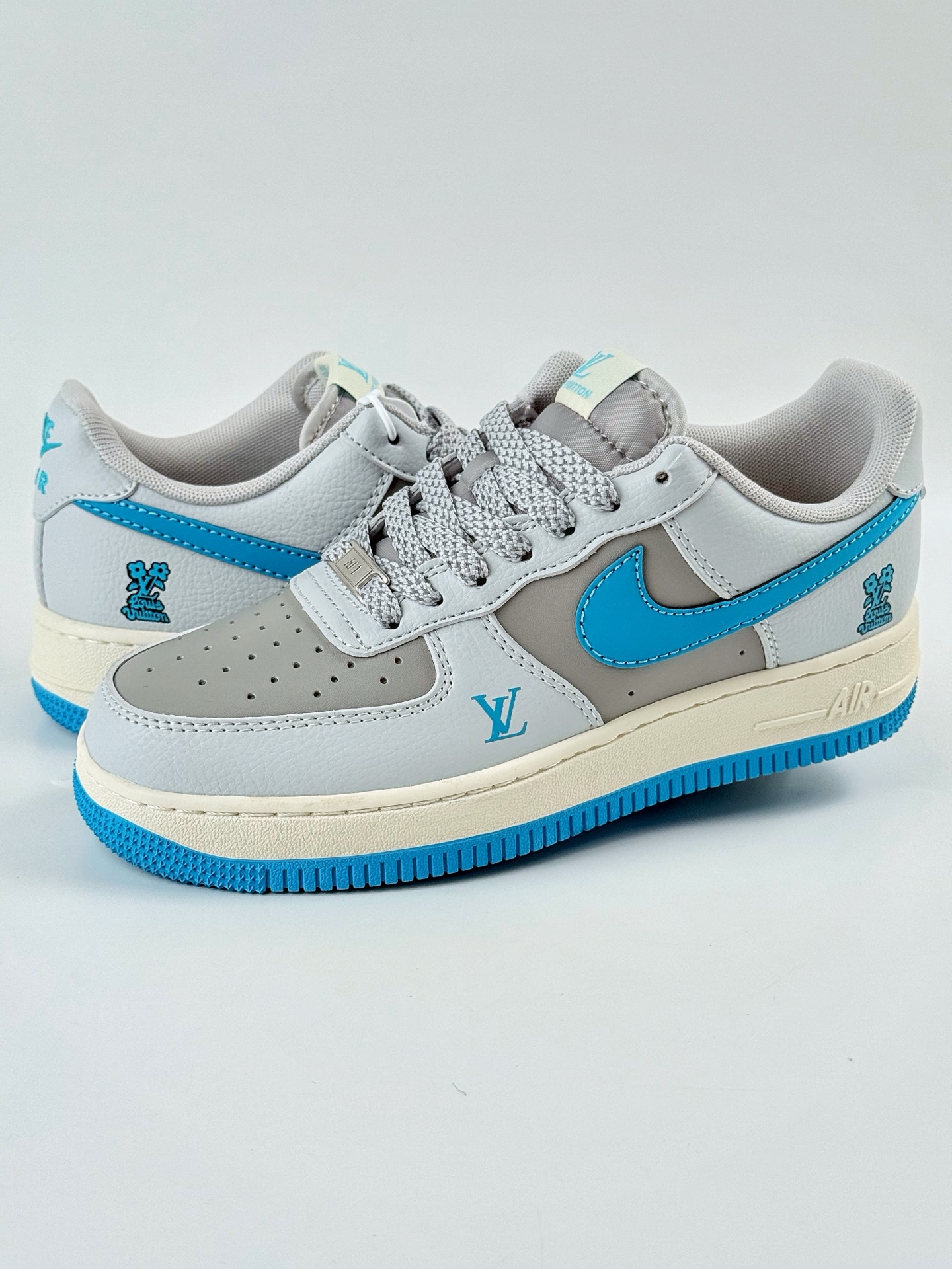 Nike Air Force 1 Low 07 x Louis Vuitton 灰蓝满天星  JJ2508-704