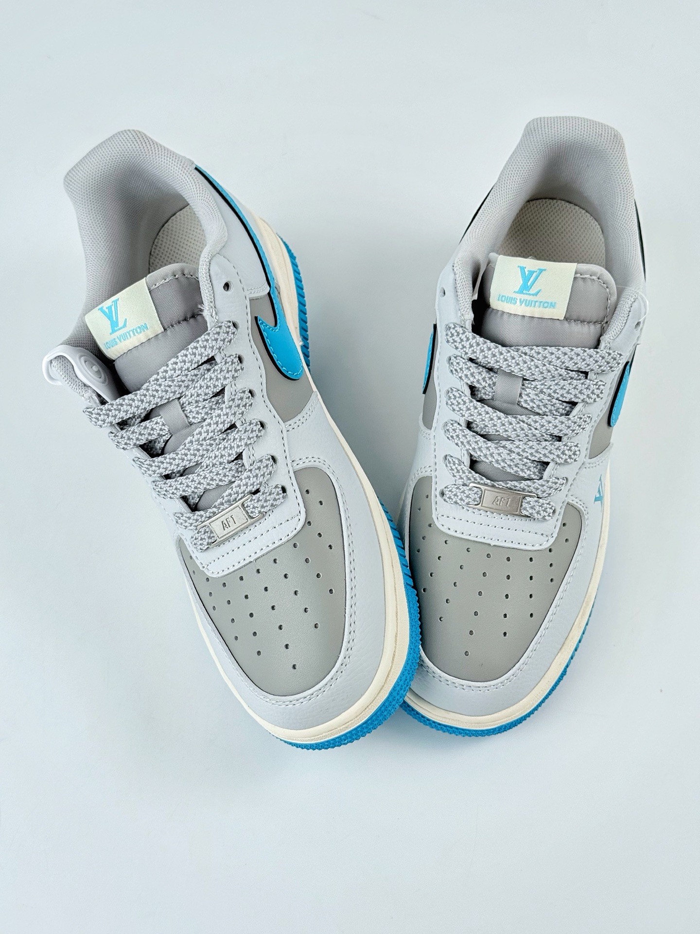 Nike Air Force 1 Low 07 x Louis Vuitton 灰蓝满天星  JJ2508-704