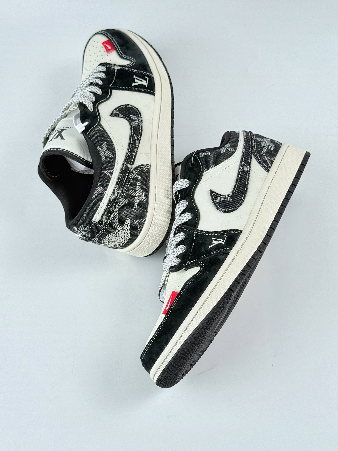 Air Jordan 1 Low x Louis Vuitton 黑白满天星  YX5066-369