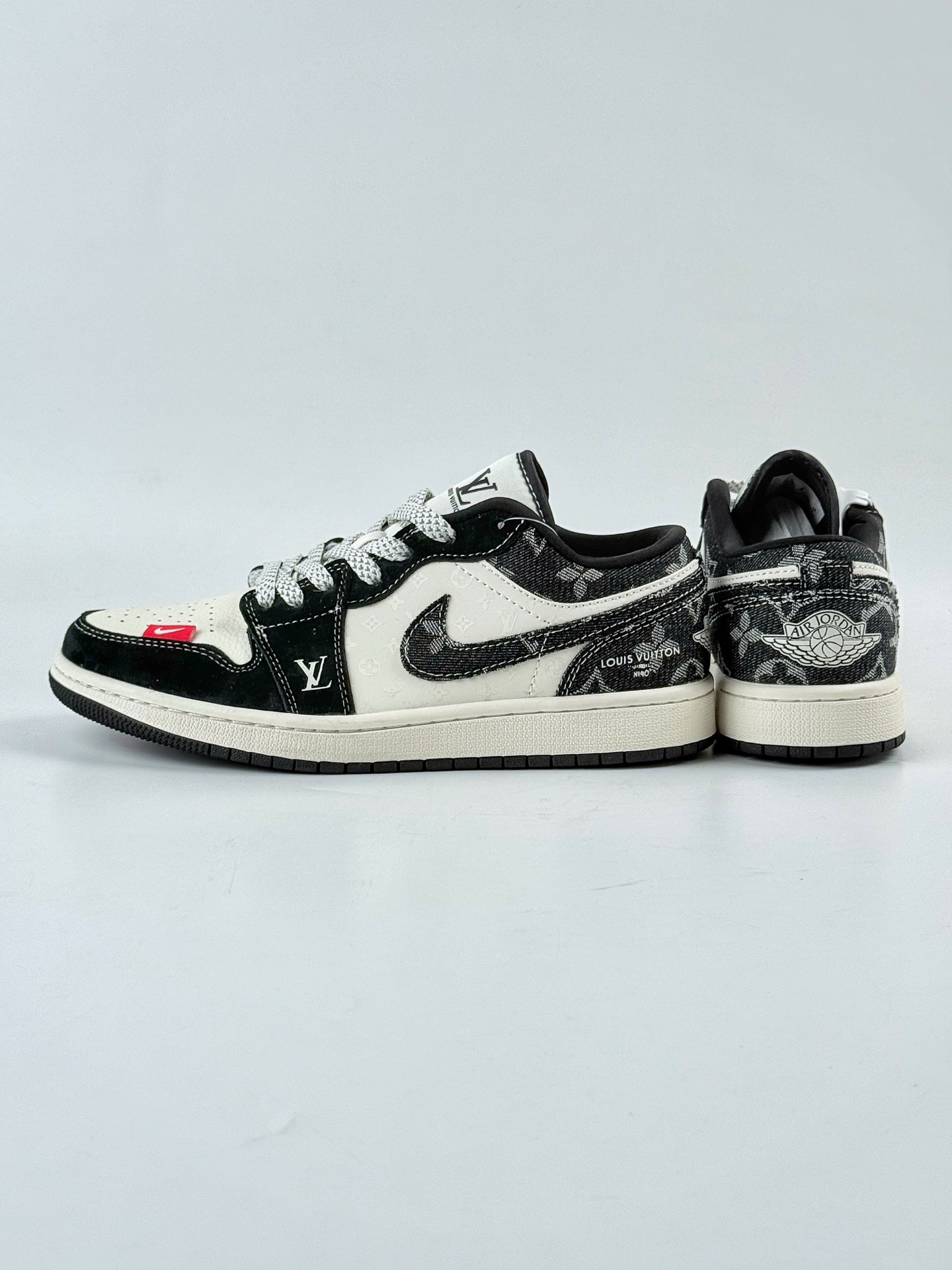 Air Jordan 1 Low x Louis Vuitton 黑白满天星  YX5066-369