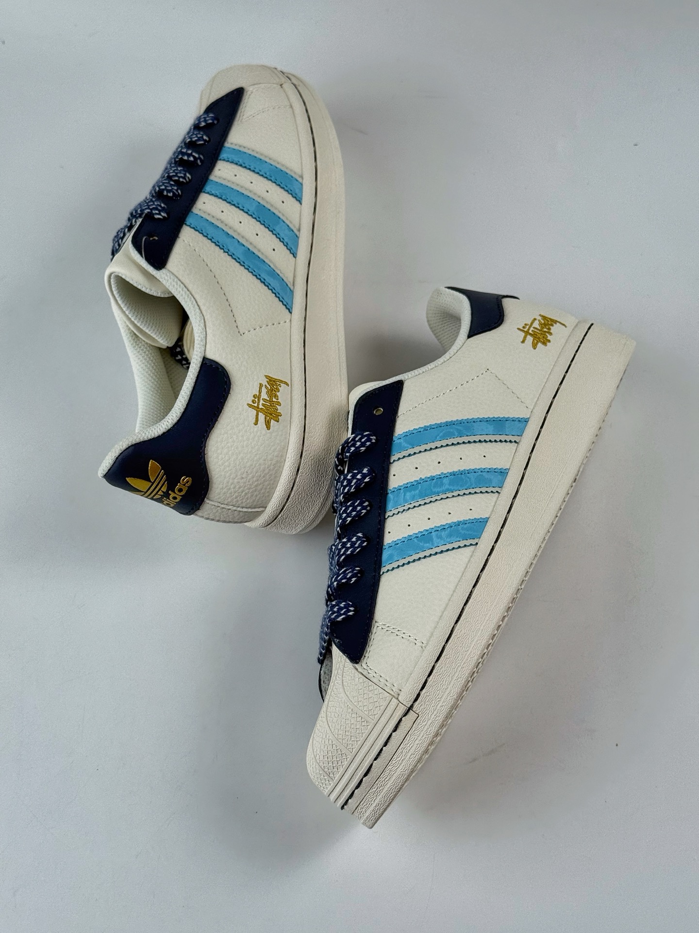 AD Originals Superstar x Stussy 白蓝满天星 HS3083-Chinese UA Cheap High Quatity Brand Clothes Bags handbags Sneakers wholesale wholesaler seller from China Factory suppliers Fashion Clothing Shoes best Quality Beautiful Price AD Originals Superstar x Stussy 白蓝满天星 HS3083