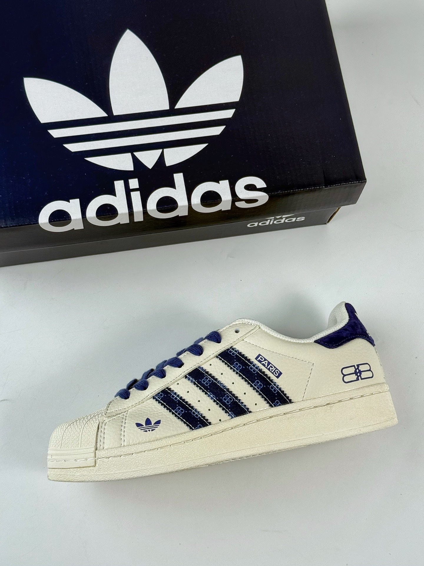 AD Originals Superstar x Paris 白蓝 XS0010CC-Chinese UA Cheap High Quatity Brand Clothes Bags handbags Sneakers wholesale wholesaler seller from China Factory suppliers Fashion Clothing Shoes best Quality Beautiful Price AD Originals Superstar x Paris 白蓝 XS0010CC