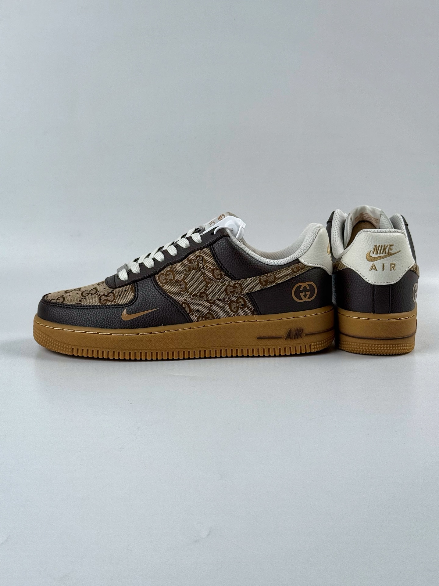 Nike Air Force 1 Low 07 x GUCCI 黑棕小勾  LW9279-004