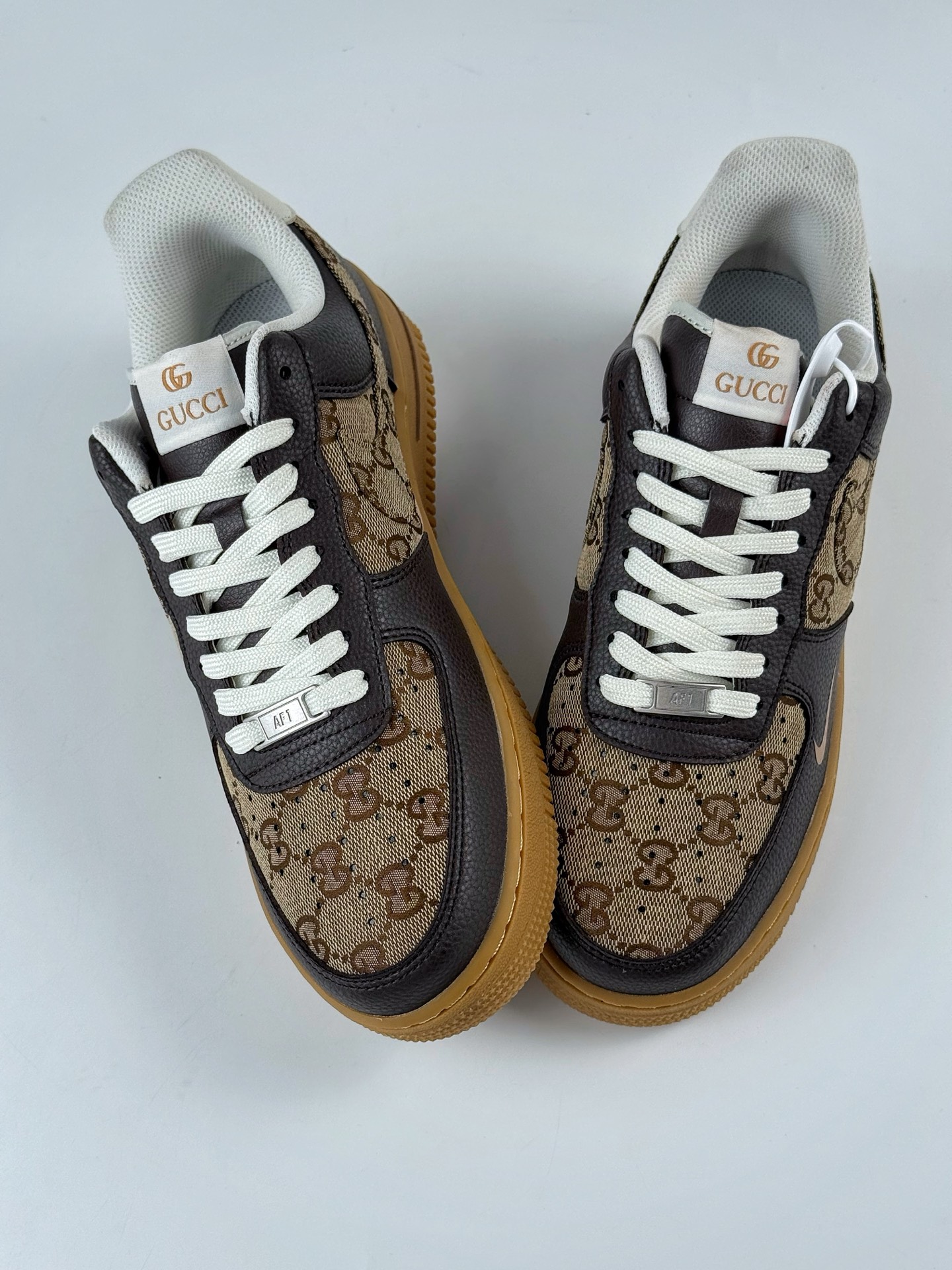 Nike Air Force 1 Low 07 x GUCCI 黑棕小勾  LW9279-004
