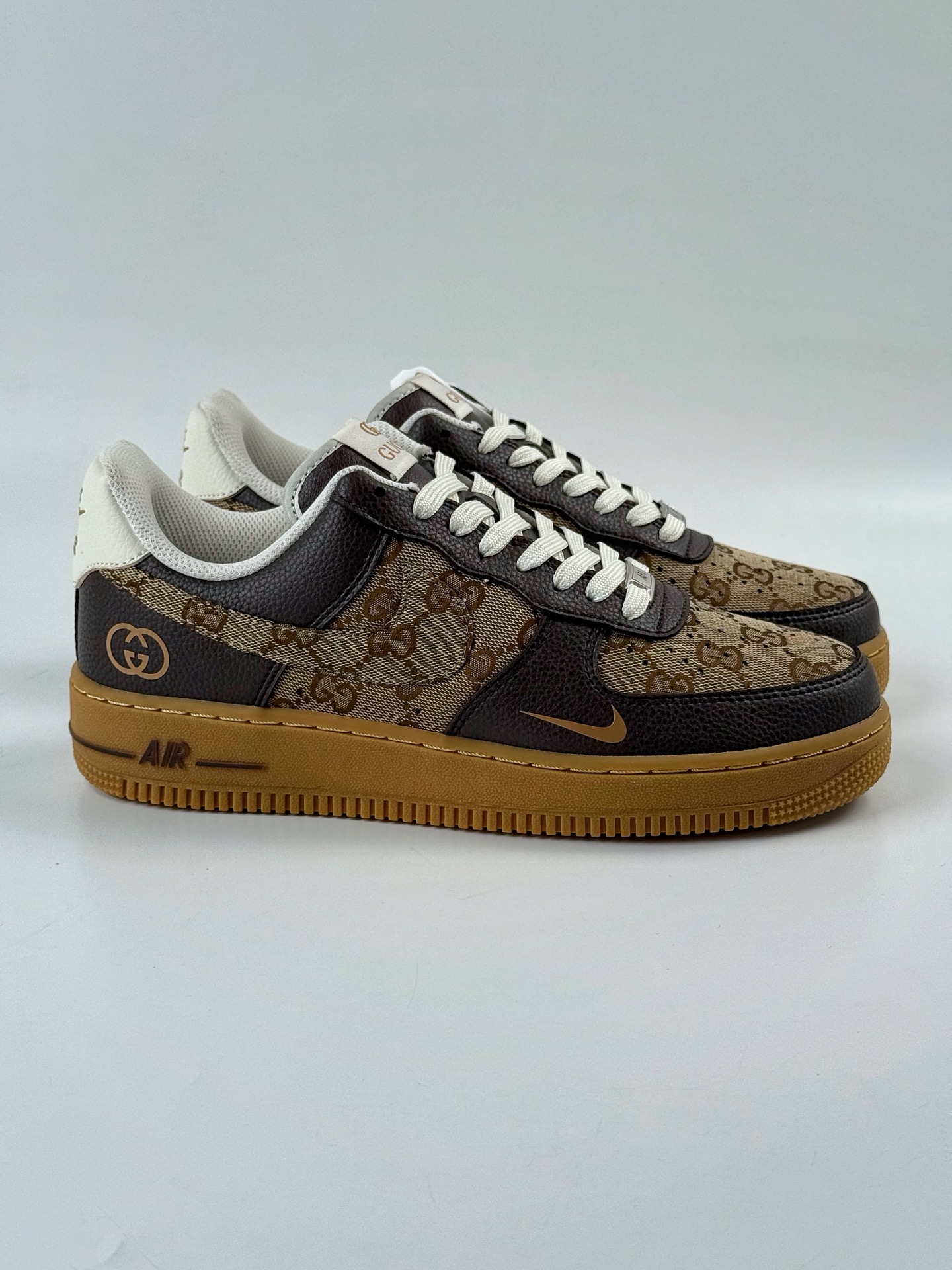 Nike Air Force 1 Low 07 x GUCCI 黑棕小勾  LW9279-004