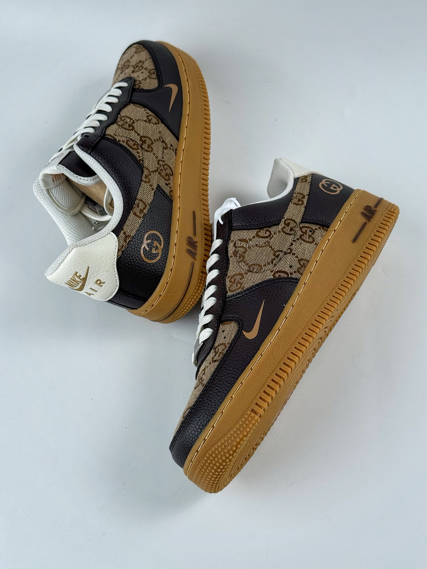 Nike Air Force 1 Low 07 x GUCCI 黑棕小勾  LW9279-004