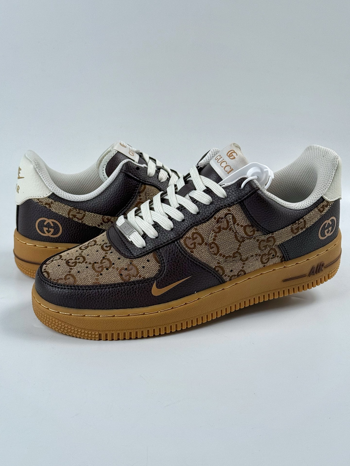 Nike Air Force 1 Low 07 x GUCCI 黑棕小勾  LW9279-004