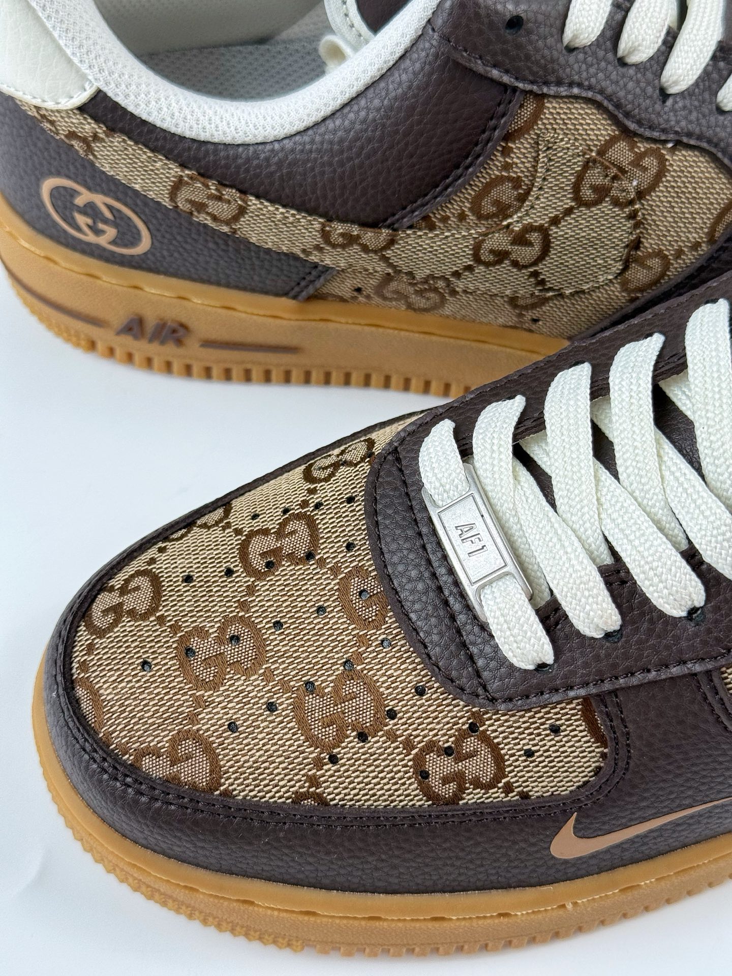 Nike Air Force 1 Low 07 x GUCCI 黑棕小勾  LW9279-004