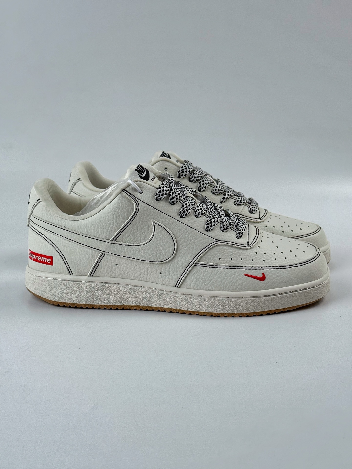 Nike Air Force 1 Low 07 x Supreme 米白红小勾满天星  CS5288-017