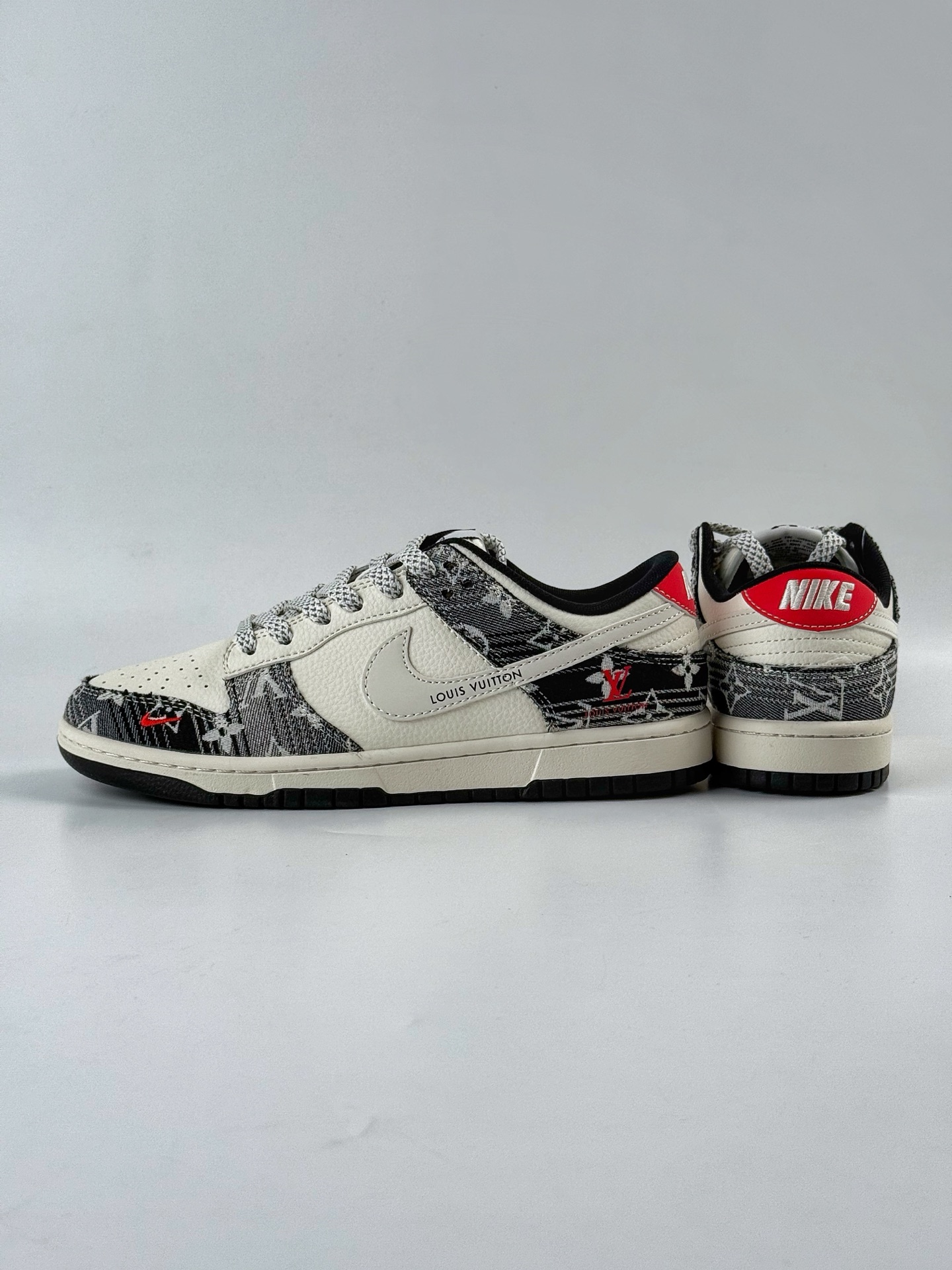 Nike SB Dunk Low x Louis Vuitton 黑白小勾满天星 FC1688-233 Nike SB Dunk Low x Louis Vuitton 黑白小勾满天星 FC1688-233