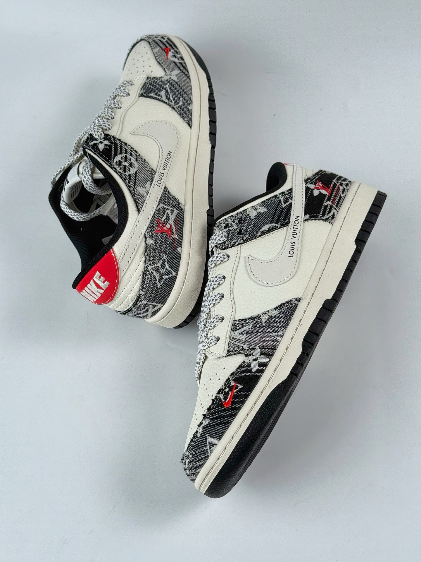 Nike SB Dunk Low x Louis Vuitton 黑白小勾满天星 FC1688-233 Nike SB Dunk Low x Louis Vuitton 黑白小勾满天星 FC1688-233