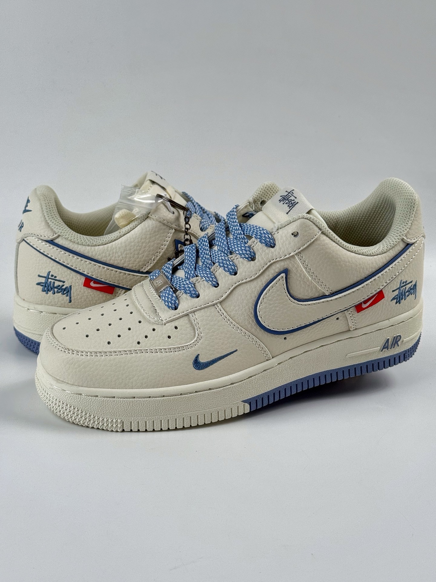 Nike Air Force 1 Low 07 x Stussy 白蓝小勾满天星 CS5288-019 Nike Air Force 1 Low 07 x Stussy 白蓝小勾满天星 CS5288-019