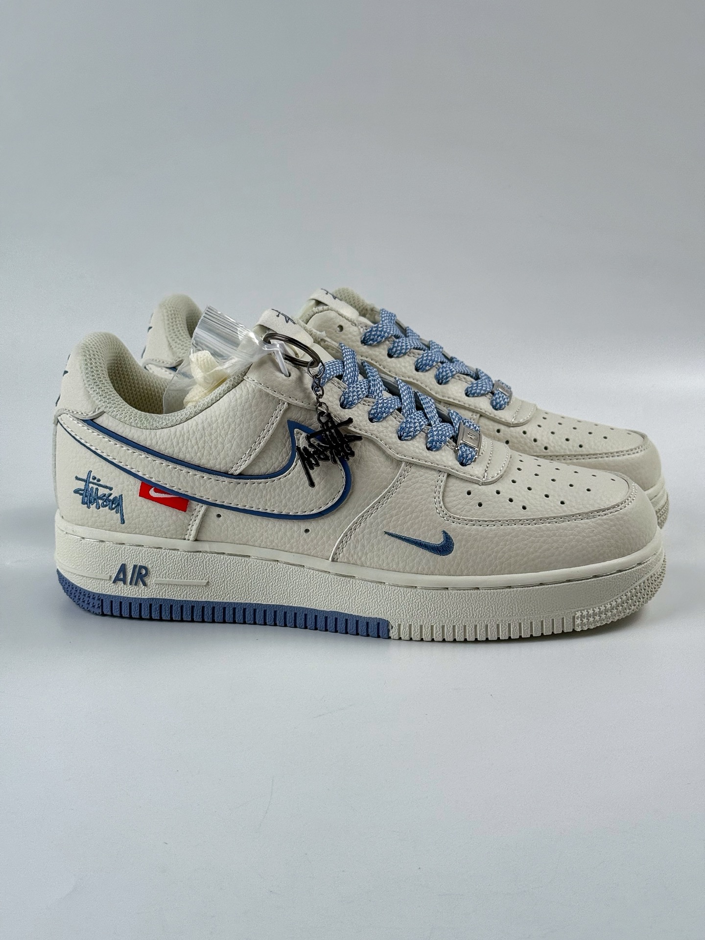 Nike Air Force 1 Low 07 x Stussy 白蓝小勾满天星 CS5288-019 Nike Air Force 1 Low 07 x Stussy 白蓝小勾满天星 CS5288-019