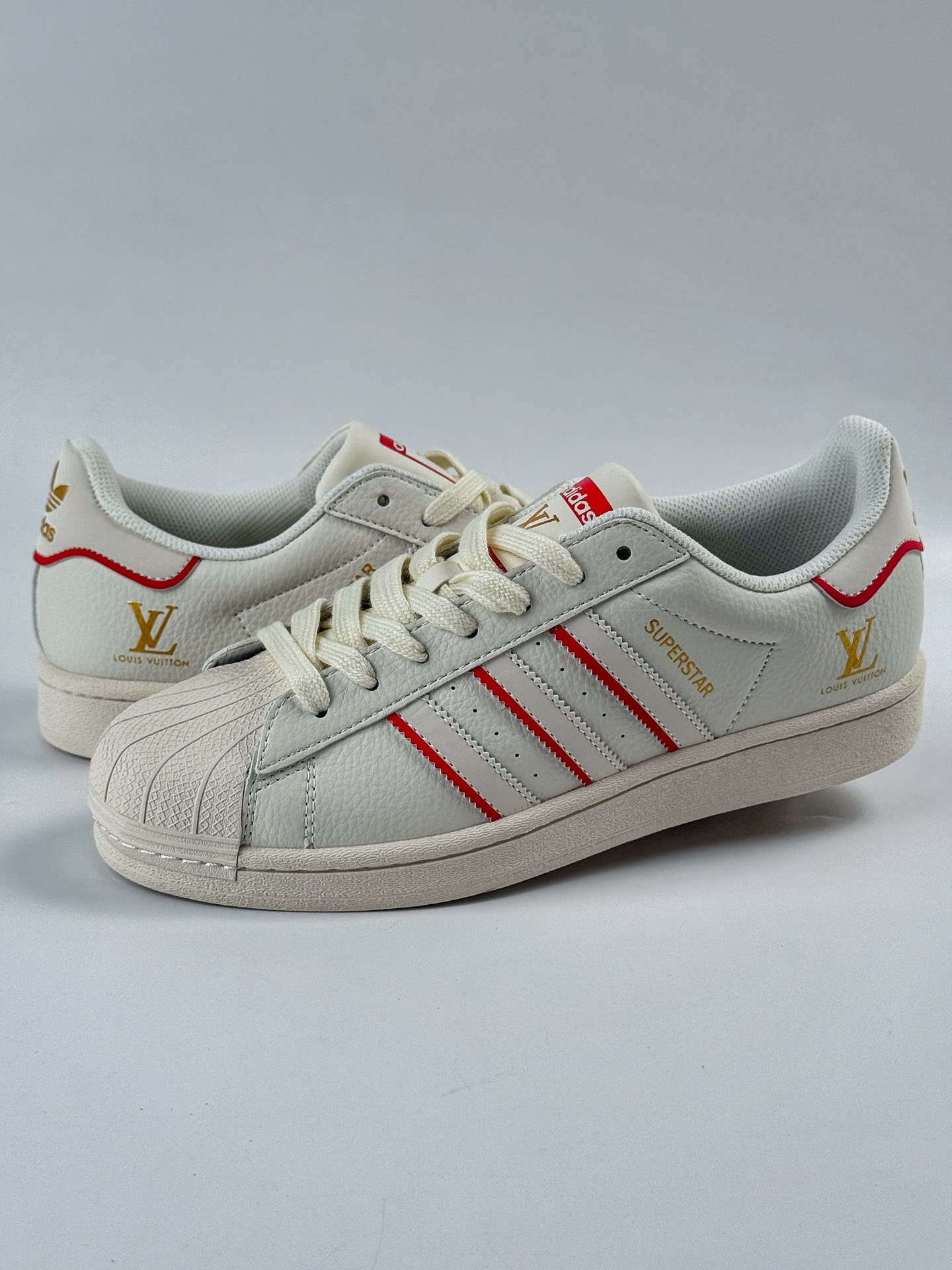 AD Originals Superstar x Louis Vuitton 白红黄 JY8907CC